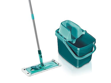 Leifheit Set Combi micro duo with back-friendly mop, mop press for effective wringing, 12L bucket, powerful mop for tiles and laminate with click system on sale